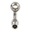 Motorcycle Stainless Steel 10.2mm 3/8" Eye Banjo Hose Ends AN-3 90°