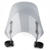 Harley Dyna Softail Grey Windscreen Windshield w/ Bracket (2006-2023)