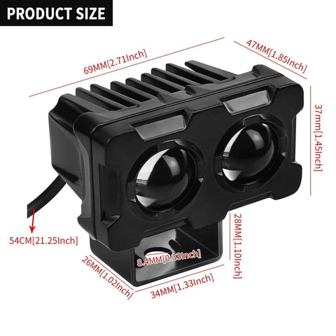 Motorcycle / Scooter Front Headlight Fog Light LED Work Lamp (2020-2023)