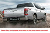 Mitsubishi L200 Triton Tailgate Handle Cover Trim Red Chrome (2019-2020)