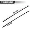 Toyota Tundra Double Cab Roof Drip Weatherstrips (2007-2021)