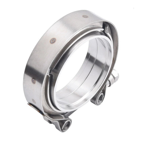 Exhaust Downpipe 2.5" Stainless Steel V-Band Clamp (Fits Various Models)