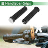 Motorcycle End Grips Black 7/8" 22mm Hand Grips Cover Kit