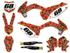KTM SX 125 Metal Style Stickers (2013-2015)