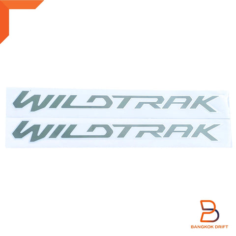 Ford Ranger Light Grey Silver Wildtrak Front Door Side Decal Sticker (15-18)