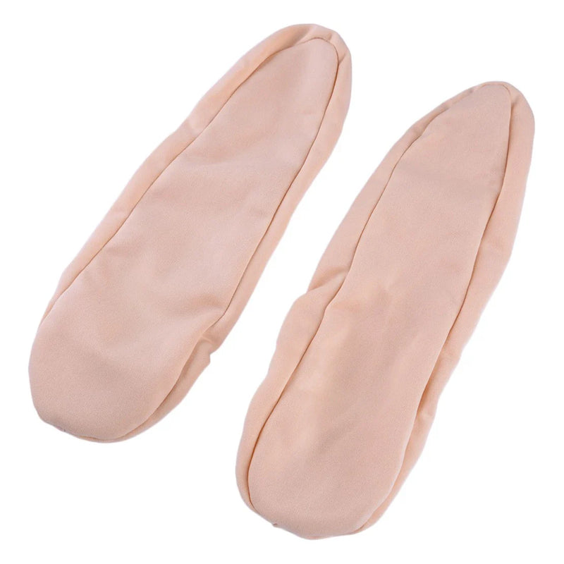 Universal Car Van Truck SUV Beige Elastic Fabric Seat Armrest Cover