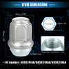 Jeep Wrangler, Liberty & Dodge Challenger 5 x Wheel Lug Nuts (2007-2023)