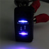 Car Boat RV ATV 1pc 7-Pin 12/24V LED Rocker Toggle Switch
