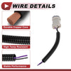 Ford Bronco License Plate Light Socket Wiring Pigtail (1992-1996)