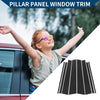 Honda Pilot (2015-2022) Black Carbon Fiber 8 x Car Pillar Window Trim Covers