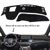 Lexus RX Black Dashboard Cover Pad Car Carpet Dash Mat Dashmat (2023–2024)