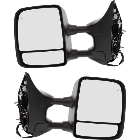 Power Mirror LH RH Set of 2 For 04-15 Nissan Titan Heated