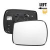 Honda Accord Left Side Heated White Mirror Glass (2011-2013)