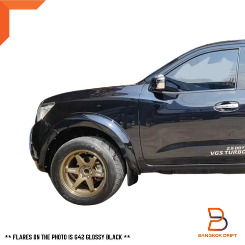 Nissan Navara NP300 D23 15-19 Matte Black Fender Flare Arch