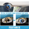 Mazda 6 2013-2017 Silver Blue Stainless Steel Exhaust Tip