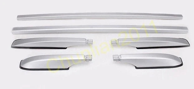 Mazda CX-5 CX5 (2017-2021) 2 x Pieces Roof Rack Silver Alloy