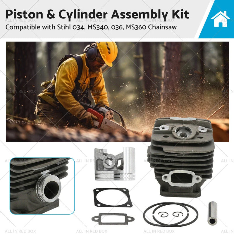 Stihl 034 036 MS360 Chainsaw 48mm Piston & Cylinder Assembly