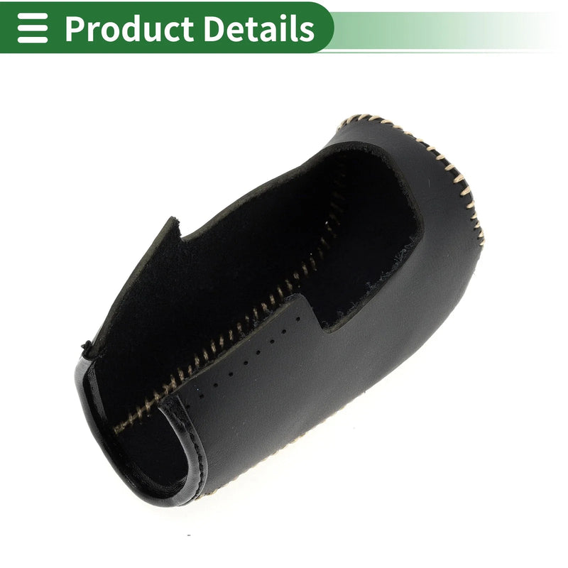 Volvo S80 (2007-2012) Black Beige Faux Leather Car Gear Shift Knob Cover