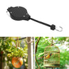3 x Retractable Plant Hangers Auto Lock Adjustable Hook