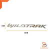 Ford Ranger Silver WILDTRAK Side Front Door Decal Sticker (2018-2021)