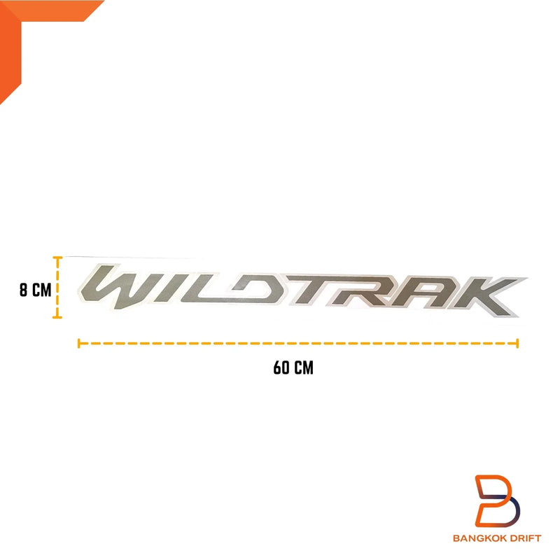Ford Ranger Silver WILDTRAK Side Front Door Decal Sticker (2018-2021)