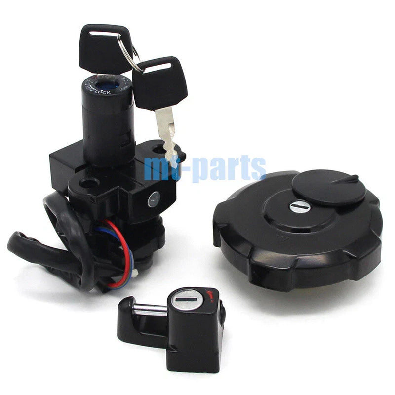 Honda XR650L Fuel Gas Cap & Ignition Key Switch Seat Lock (1993-2017)