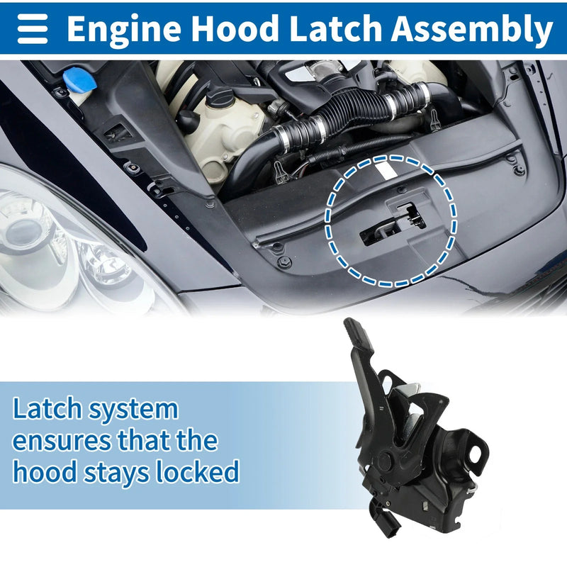 Honda Accord 2.4L 3.5L Hood Latch Assembly (2008-2012)