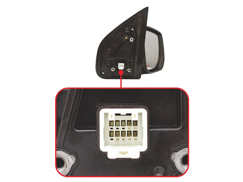 Isuzu Dmax RH Side View Mirror w/ LED (2012-2014)