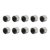 Harley Twin Cam Dyna Softail Chrome 10 x Engine Cover Bolts Screw Caps CNC
