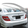 Mercedes Benz W204 C204 Palladium Silver ABS Boot Spoiler (2007-2014)