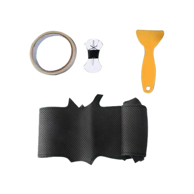 Honda Accord 2004-2007 Black Leather DIY Steering Wheel Cover