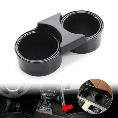 Corvette C7 ABS Black Dual Cup Holder (2014-2020)