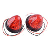 Peterbilt Truck Red Round LED Side Marker Beehive Cone Lights