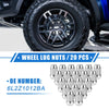 Ford Explorer, Lincoln MKS 1 / 2-20 20 x Wheel Lug Nuts (2006-2019)