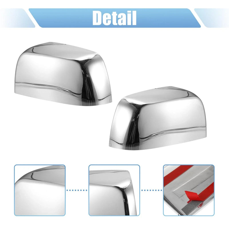 Chevrolet Colorado Pair Outer Chrome Plated Mirror Cover Cap (2015 - 2021)