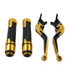 Honda CBR600RR CBR954RR Gold Extendable Brake Clutch Lever (2003-2006)