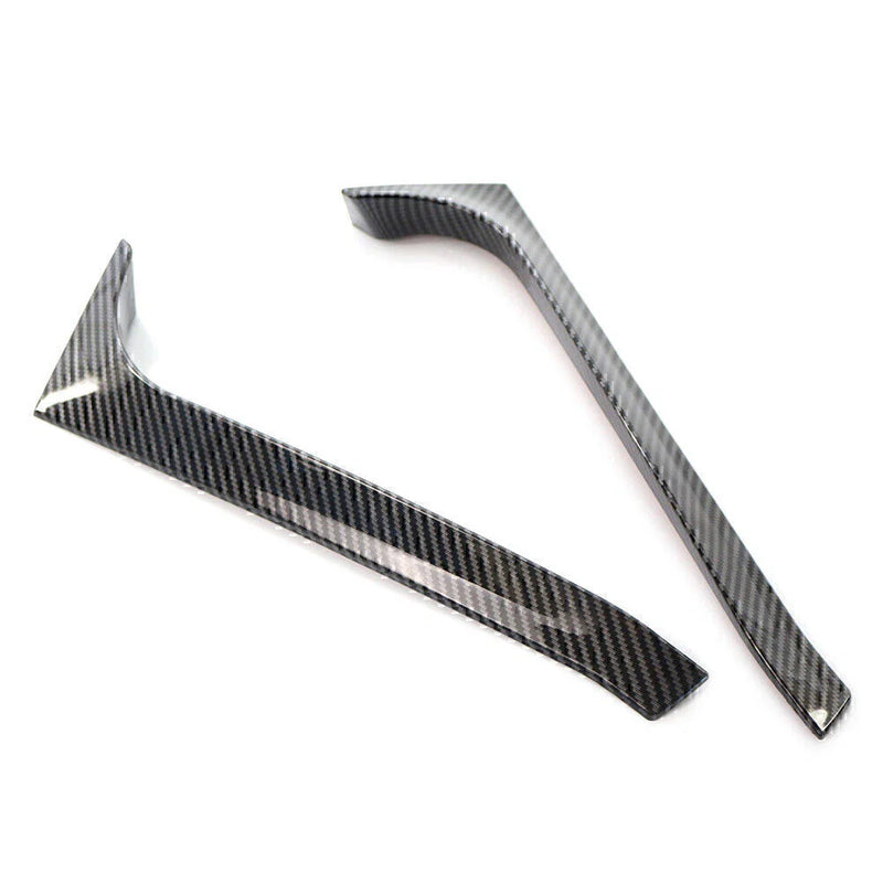 VW Golf 6 Carbon Fiber Rear Window Side Canard Splitter Trim (2009-2013)