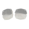 Harley Dresser FLH / T Electra Glide 2 x Chrome Front Mesh Speaker Grilles