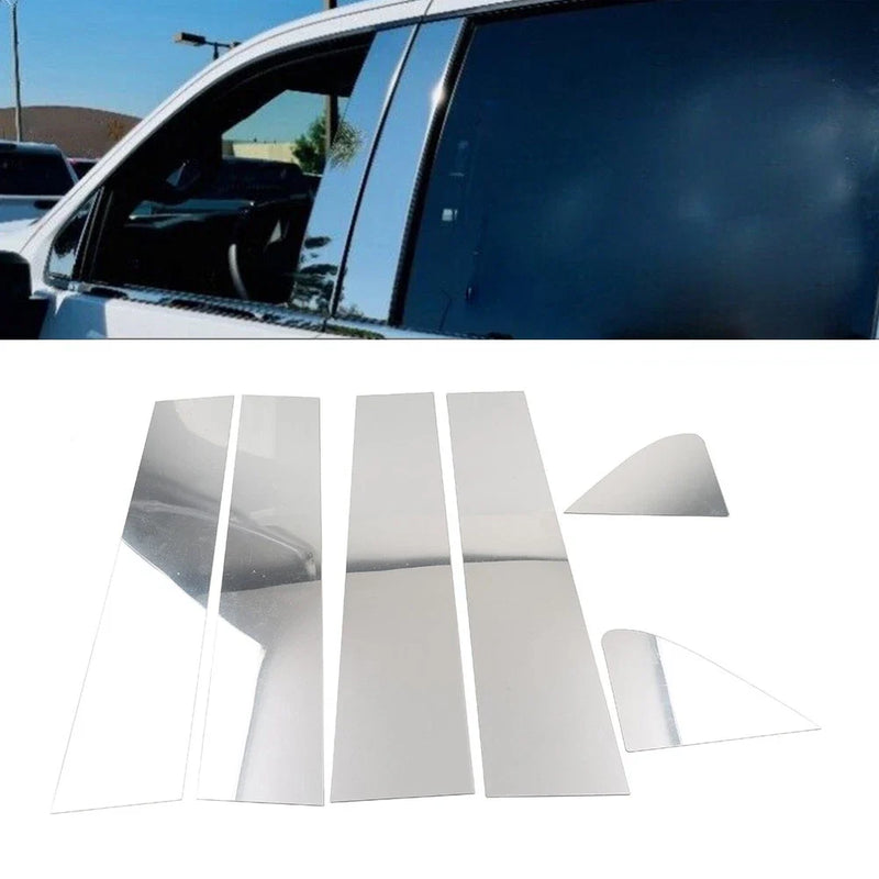 Chevrolet Silverado, GMC Sierra 1500 Silver Window Pillar Post Door Trim