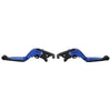 Kawasaki ZX636R ZX6RR CNC Blue Extendable Brake Clutch Levers (2005-2006)
