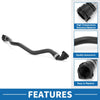 BMW X6 XDrive50i (2008-2019) Rubber Black 1 Pc Radiator Hose
