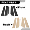 BMW 3 Series E90 Sedan 6 x Car Pillar Window Trim Covers (2005-2012)