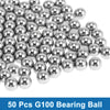 Steel G100 Precision Ball Silver Tone 11.5mm Bearing Ball 50 Pcs