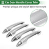 Honda Accord (2018-2023) Silver Tone Car Door Handle Cover Trim
