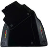 Audi A6 C6 Sedan (2004-2008) with Carbon | 2 x Mats Black Floor Mats