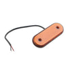 Trailer Truck Lorry Van LED Oval Side Marker Indicator Light (2010-2023)