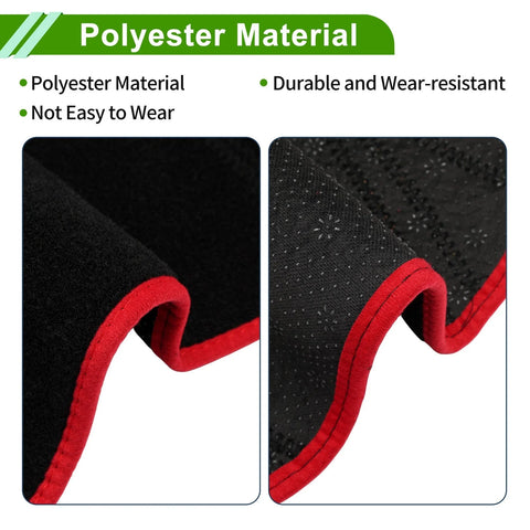 Suzuki Jimny JB64 JB74 Dashboard Cover Black Red (2018-2023)