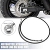 Motorcycle Brake Line / 35.43" 10mm / Stainless Steel Black Hydraulic Oil Hose