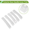 Ford Bronco White ABS Exterior Door Handle Cover Trim (2021-2025)