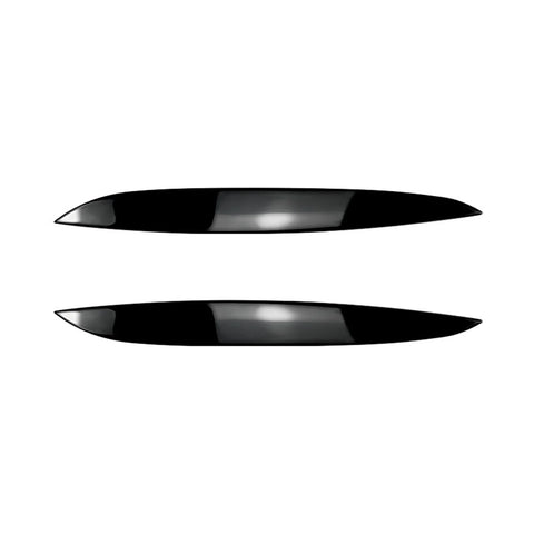 VW Golf 4 MK4 Headlight Eyelid Covers 2 x Gloss Black (1997-2006)